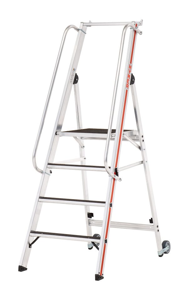 Hymer 8681 Platformtrap R13 met kantelwielen en lange handrail (4–12 treden)